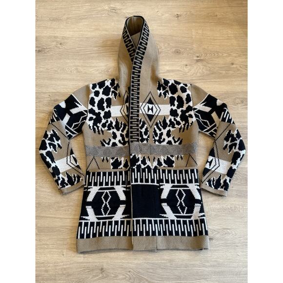 Men’s Cardigan - Leopard Size L One In A Million Made In Turkey - Picture 1 of 7